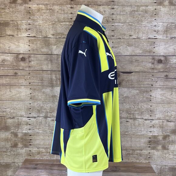 Manchester City Size XXL 24’ 25’ Away kit Jersey Blue and Yellow Puma New - Picture 5 of 15